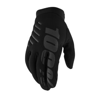 Women’s Motocross Gloves 100% Brisker Black - Black