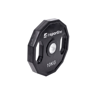 Rubber Coated Olympic Weight Plate inSPORTline Ruberton 10kg