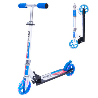 Scooter WORKER Cirky with Light-Up Wheels - Blue