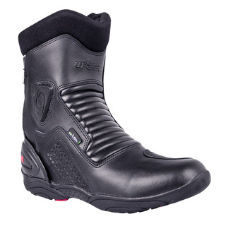 Leather Moto Boots W-TEC Benkoff - Black