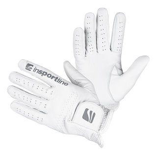 Men’s Leather Gloves inSPORTline Elmgreen - Creamy White