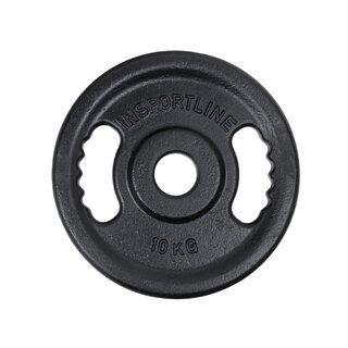 Cast Iron Olympic Weight Plate inSPORTline Castblack OL 10 kg