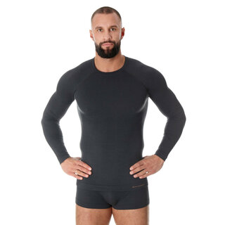 Men’s Long-Sleeved T-Shirt Brubeck Active Wool - Graphite