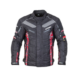 Men's Moto Jacket W-TEC Kamicer - Black-Red