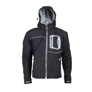 Men’s Softshell Moto Jacket W-TEC Borozef - Black-Green