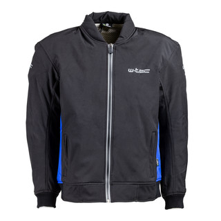 Men’s Softshell Moto Jacket W-TEC Langon - Black-Blue