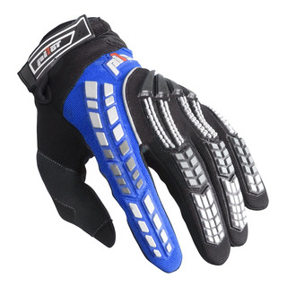 Child Motocross Gloves Pilot - Black-Blue