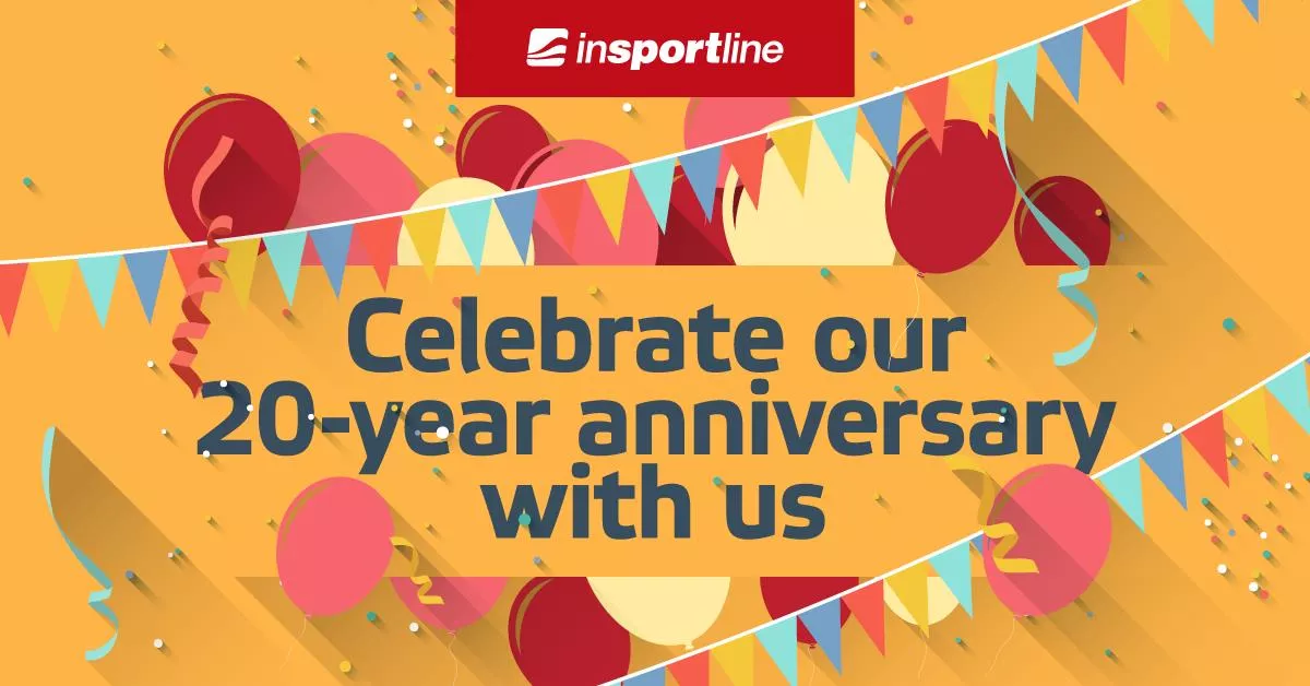 We are celebrating 20 years of inSPORTline - 10% off!
