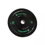 Rubber Weight Plate inSPORTline Bumper Plate Lite 10 kg 50 mm