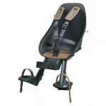Front-Mounted Child Bike Seat w/ Adaptor Urban Iki - Bincho Black/Kurumi Brown