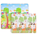 Roll-Up Children’s Mat inSPORTline Lhotino 200 x 180 x 1.5 cm - Žirafa/Strom