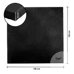 Heavy-Duty Floor Mat inSPORTline Proteko Plus 100 x 100 x 4 cm