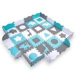 Foam Puzzle Playmat w/ Playpen inSPORTline Smarfino 30 x 30 x 1 cm, 36 Pieces
