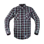Shirt W-TEC Black Heart Respector II - černá s modrým pruhem