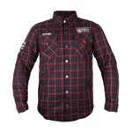 Motorcycle Shirt W-TEC Black Heart Rattlesneak - černá s červeným pruhem