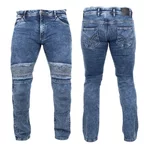 Men’s Motorcycle Jeans BOS Micas - Acid Blue