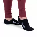 No-Show Bamboo Socks inSPORTline Silvatic Noshow AG+ Antibacterial – 3 Pairs - Black