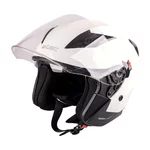 Motorcycle Helmet W-TEC Putta - Pearl White