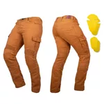 Motorcycle Jeans W-TEC Wallbridge Caramel - karamelová