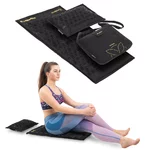 Acupressure Mat and Pillow inSPORTline EcoSpike - Black