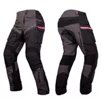 Women’s Motorcycle Pants W-TEC Barbata - černo-šedo-růžová