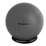Exercise Ball inSPORTline Top Ball 65 cm w/ BallBase - Dark Grey