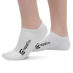 Ankle Bamboo Socks inSPORTline Silvatic Ankle AG+ Antibacterial – 3 Pairs - White