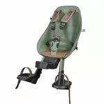 Front-Mounted Child Bike Seat w/ Adaptor Urban Iki - Icho Green/Kurumi Brown