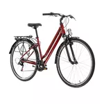 Urban Bike Kross Sentio 1.0 28” – 2025 - rubín / šedá / lesk