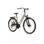 Women’s Trekking Bike Kross Trans 3.0 28” – 2025 - hnědá / stříbrná / matný