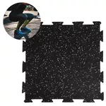 Heavy Duty Floor Mat inSPORTline Puzeko 50 x 50 x 1 cm - Black-Grey