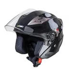 Motorcycle Helmet W-TEC Putta - Black-Bronze