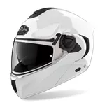 Flip-Up Motorcycle Helmet AIROH SPECKTRE Color P/J Glossy White