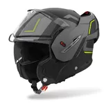 Flip-Up Motorcycle Helmet AIROH MATHISSE 2 Genius P/J Matte Yellow