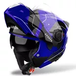 Flip-Up Motorcycle Helmet AIROH SPECKTRE Groove P/J Glossy Blue