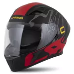 Motorcycle Helmet Cassida Orbit Multivers Matte Black/Red/Gray/Yellow