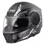 Flip-Up Motorcycle Helmet LS2 FF902 Scope II Oxyd Black Titanium