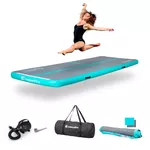 Inflatable Exercise Mat inSPORTline Airstunt 300 x 100 x 10 cm Gray w/ Electric Pump