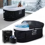 Portable Cold Plunge Tub w/ Steam System & Temperature Controller inSPORTline FrostPeace