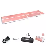 Inflatable Exercise Mat inSPORTline Airstunt 500 x 100 x 10 cm Coral Pink w/ Electric Pump