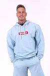 Men’s Hooded Sweatshirt Nebbia Red Label 149 - Light Blue