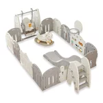 Plastic Playpen w/ Accessories inSPORTline Teutonino 186 x 236 cm