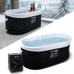Portable Cold Plunge Tub w/ Temperature Controller inSPORTline FrostPeace