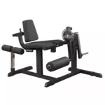 Leg Extension & Curl Machine Body-Solid GCEC340 Black