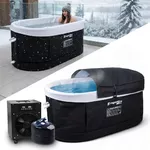 Portable Cold Plunge Tub w/ Steam System & Temperature Controller inSPORTline FrostPeace