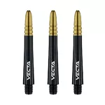 Dart Shafts Winmau Vecta Medium - Black-Gold