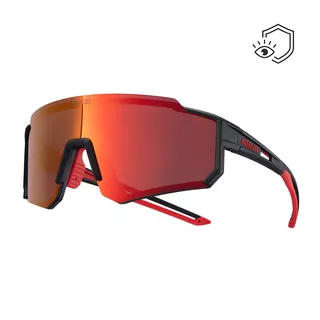 Polarized Sunglasses Altalist Legacy 2 - Black with Violet lenses - Black with Red lenses