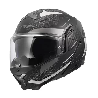Flip-Up Motorcycle Helmet LS2 FF910 Advant II Astral Gray P/J