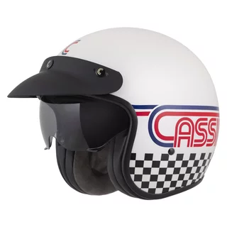 Motorcycle Helmet Cassida Oxygen Rondo 2.0 Pearl White/Red/Blue/Black