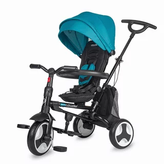 Three-Wheel Stroller w/ Tow Bar Coccolle Spectra - Turquoise Tide